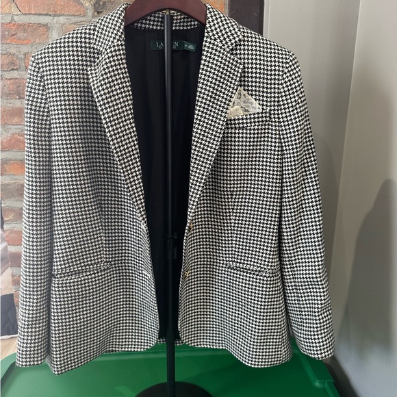 Lauren Ralph Lauren Jackets & Blazers - Lauren Ralph Lauren Classic Houndstooth Blazer
